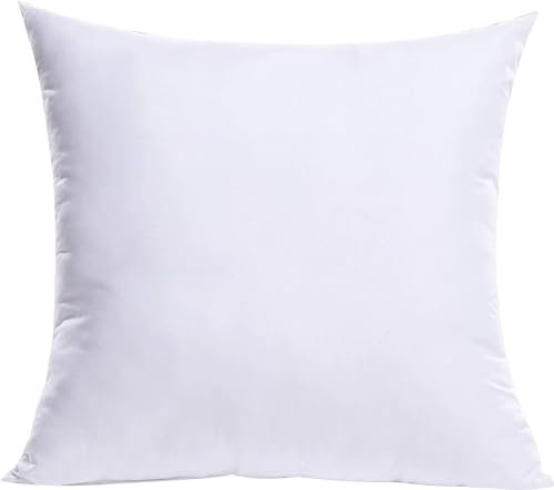 MIULEE Kissen 40x40 cm Füllung 1 Stück, Waschbare Kissenfüllung Sofakissen, Polster Innenkissen Dekokissen, Polyester Füllkissen als Couchkissen, Sofa Kissen, Zierkissen, Wohnzimmer Kissen