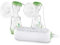 MAM 2in1 Doppelmilchpumpe, flexible Nutzung als Handmilchpumpe oder elektrische Milchpumpe und für beidseitiges Abpumpen, Pumpe für Muttermilch mit leichter Handhabung, grün