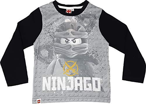 LEGO Ninjago Langarmshirt Jungen (Hellgrau, 104)