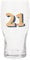 Maturi Gold 21st Birthday Beer Pint Glass - 570ml / 1 Pint