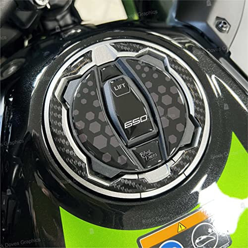 Adesivi 3D resinati Protezione Tappo Serbatoio Benzina compatibili con KAWASAKI Versys 650 2022 (Protezione Tappo Serbatoio Benzina)