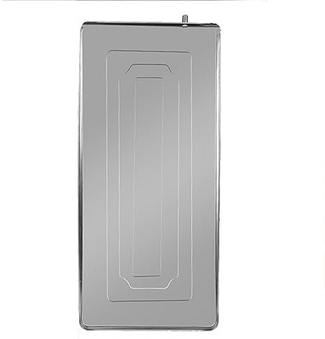 UZSPAC Drain Pan for AC Unit Stainless Steel Rounded Corner Design 1-3P Universal Air Conditioner Drip Pan with Hose Collect Condensate (Size : 1-2P)