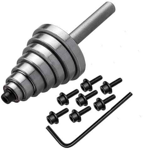 Bestgle 7pcs Multi-Rabbet Top Mounted Bearing Replacement Kit for Rabbeting Router Bit Ball Bearings Guide Set