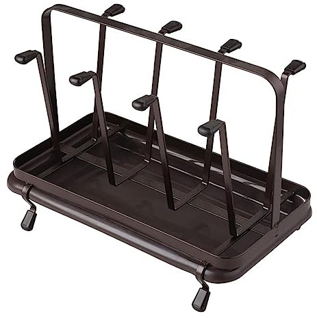 porta tazze Portabicchieri da caffè Portabicchieri da caffè in metallo Supporto da appoggio Organizer Rack per ripiano da cucina Portabicchieri/Portabicchieri porta tazze da appendere