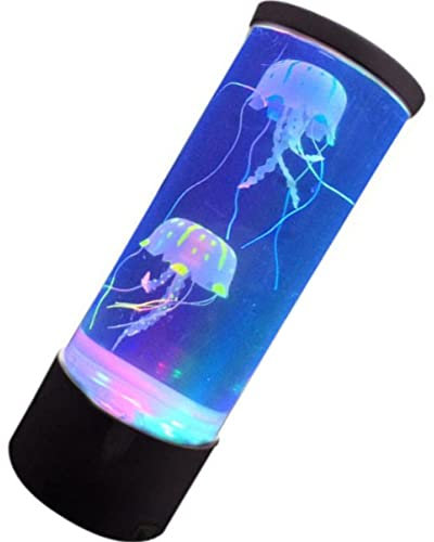 HOMSFOU Schreibtischlampen dekorative Nachtlichter Fisch Mini-Schreibtischlampe Tischleuchte Aquarienlampe aus synthetischem Gelee qualle lampe elektrisch Dekorative Lichter Aquarium Abs