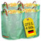 WBD - Gartenabfallsäcke - Big Bag - Gartensack 272L Fassungsvermögen - Grünschnittsäcke - Gartentasche Laubsack Faltbar - Wasserdicht Sack wiederverwendbar - Robustes Sack Polypropylen - Satz 4 Stück