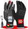 schutzmeister® 12 Paar Premium PU Arbeitshandschuhe, Größe 7/S - 11/XXL - atmungsaktiv, starker Grip, feines Tastgefühl, Montage, Garten-Handschuhe, Sicherheitshandschuhe - Herren, Damen, Mechaniker