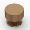 9BUILD 10 Pack Champagne Bronze Cabinet Knobs Single Hole Cupboard Handles Knurled Drawer Knobs Cupboard Door Knobs for Wardrobes UK0045