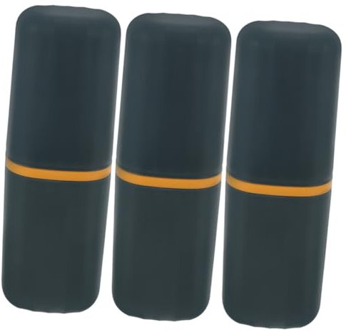 Healeved 3stücke Reise-zahnbürstenhalter Und Zahnpastabecher Kompakte Aufbewahrung Für Zahnbürste Und Zahnpasta Für Unterwegs Leicht Und Langlebig Für Frauen Und Reisen