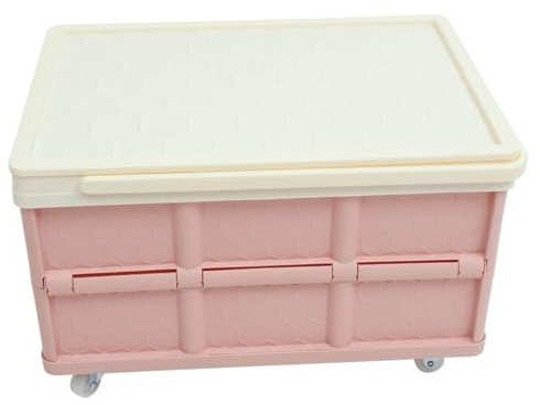 LABRIMP Aufbewahrungsbox Mit Deckel Zusammenklappbare Lagerbox Stapelbare Kunststoffbox Für Kleidung Und Spielzeug Platzsparend Und Einfach Zu Lagern