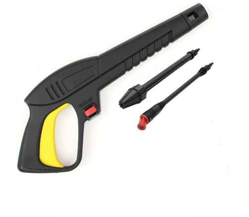 Inscrip Ersatz-Hochdruckreiniger-Sprühpistole, Ersatzpistole & Sprühlanze Aufsatz für Hochdruckreiniger, Hochdruck Verstellbar Sprühdüse und Quick Connect Spritzpistole Autowascher Zubehör Kit (D)