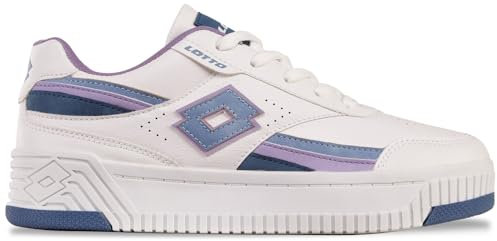 Lotto Damen PINADEE Women Sneaker, White/Midblue, 36 EU