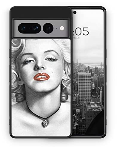 Marilyn Monroe Vintage - Silikon Hülle für Google Pixel 8 - Vintage Damen Frauen Mädchen Schöne Hübsche Berühmte Personen Schutzhülle Handyhülle Case Cover