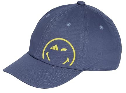 adidas Unisex Kids Smiley World Kids Kappe Preloved Ink/Bright Yellow Kinder