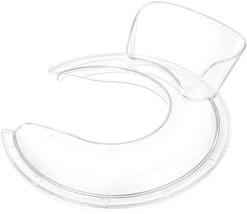 HAEGCKCA Pouring Shield for Kitchenaid Mixer, Kitchenaid Pouring Shield for Tilt-Head Stand Mixers (4.5-5 Quart), Kitchenaid Splash Guard for Kitchen Aid Stainless Steel, Glass and Ceramic Mixer Bowl