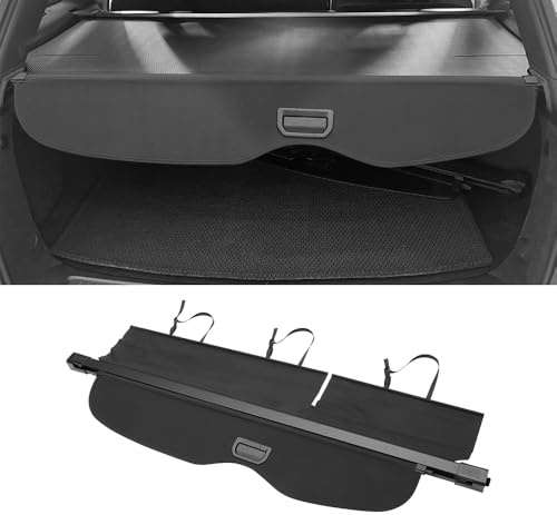 WXTIE Laderaumabdeckung, für Jeep Grand Cherokee 2011-2021 Schutz Abdeckung Einziehbarer Ausziehbar Hutablage Auto Zubehör