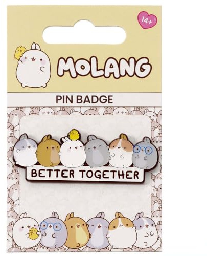 Molang Better Together Pin Badge
