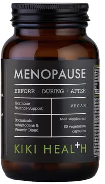 Menopause Blend – Natural Adaptogenic Botanicals & Vitamins for Bloating, Hot Flush Relief, Mood Balance, Restful Sleep & Bone Health – Menopause and Perimenopause Supplement – 60 Vegicaps