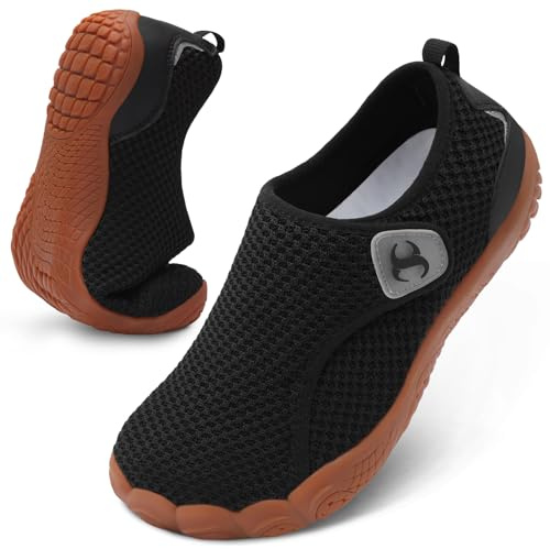 Wide Shoes Women Comfortable Cross Training Workout Gym Weightlifting Shoe Women's Summer Spring Barefoot Beach Pool Swim Water Hiking Shoes Casual Zero Drop Black Orthopedic Walking Sneakers Size
