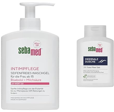 Sebamed Intim-Waschgel pH 3,8 + Sebamed Meersalz Dusche 200 ml