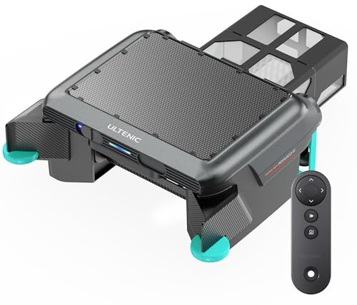 Ultenic Robot Écumeur de Piscine Pooleco S1-Skimmer de Piscine, Nettoie la Surface de l’Eau avec Son Panneau Solaire Intelligent