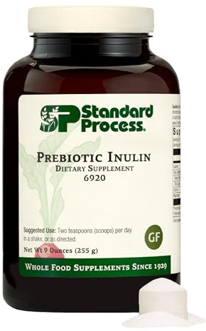 Standard Process Prebiotic Inulin, Gut Health & Immune Support, 9 oz