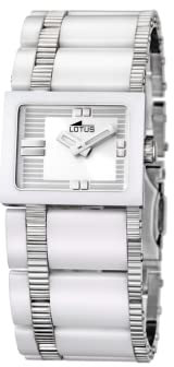 LOTUS Montre pour Femme 15597/1 Special Prices Boîtier en Acier Inoxydable Gris Bracelet en Acier Inoxydable Gris