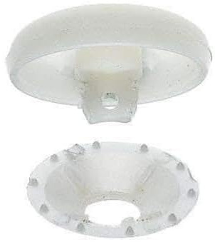 Prym Cover Buttons, 19mm, White, 100pc