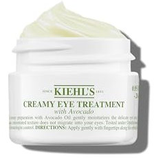 KIEHL'S Creamy Eye Treatment with Avocado, 28 ml, feuchtigkeitsspendende Avocado-Augencreme, Augenpflege für normale und empfindliche Haut, 24 h Feuchtigkeit