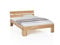 WOODLIVE DESIGN BY NATURE Massivholz-Bett Nano 180 x 200 cm aus Kernbuche, Doppelbett, als Ehebett verwendbar, inkl. Rückenlehne, 1 Bett á 180 x 200 cm