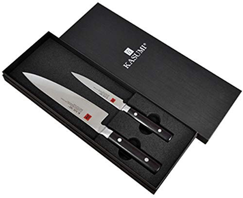 Kasumi set 2 couteaux japonais Couteau Chef 20 cm et couteau office 8 cm