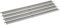 Tomytec 018025-4 Gleise, gerade in Schotterbettung, je 280 mm