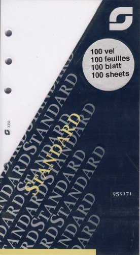 Succes Standard Notizpapier Notizblätter Blanko Weiß 100 Blatt A6 Terminplaner Einlage XT52
