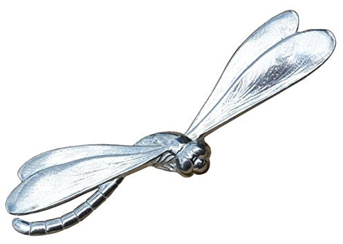 Brosche Libelle, Brosche Stil de 1930er Libelle, Handgegossen, von William Sturt, aus Deutsche Zinn