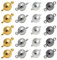 MOAMUN 20 Packungen Halskette Armband Magnetische Verschlüsse Für Ketten, Schmuck Magnetverschluss Für Halskette Armband Machen (Mix 6mm)