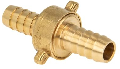 tecuro 3/3 Schlauchverschraubung mit Tülle Ø 10 mm - 1/2 Zoll flachdichtend
