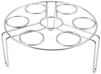 Ogquaton Premium Quality Egg Steamer Basket Rack Trivet Stainless Steel Stackable Vegetable Egg Cooker Steam Rack Stand for Instant Pot and Pressure Cooker