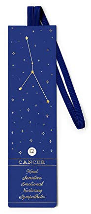 Legami - Segnalibro con Elastico Segnapagina, utile anche per tenere il Libro Chiuso, in Carta certificata plastificata, 4,7x17,5 cm, Tema Cancer