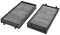 Meyle Innenraumfilter Feinstaubfilter Pollenfilter AKTIVKOHLE SET 2 STÜCK für X5 (E70 F15 F85) + X6 (E71, E72, F16, F86)