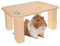 Resch Nr41 Unterstand M, naturbelassenes Massivholz aus Fichte/Perfekt für Kaninchen oder Meerschweinchen zum Verstecken / 30,6x18,4x16,5cm (LxBxH)