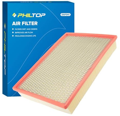 PHILTOP Engine Air Filter, Replacement for CA9401, Ra-m 1500(2002-2018 2020-2022), Ra-m 2500 (2003-2019), Ra-m 3500 (2002-2009 2011-2019), Pack of 1