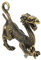 Chinesische Feng Shui Drachen Messing Statue Skulptur Hause Büro Dekoration Tabletop Decor Ornamente für Reichtum Und Erfolg Glück Geschenke