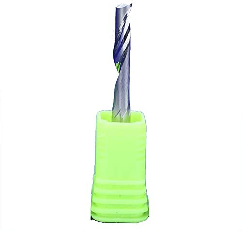 CHENS-Emill 3,175/4/5 / 6mm Fraisage à flûtes à flûtes à flûtes pour l'aluminium Carbure End Mills Panneaux Composites Outils de fraisage CNC (Dimensions : 4X20mm)