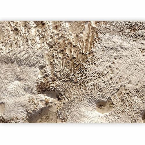 murando - Papier peint panoramique artistique 350x256 cm - Revêtement mural décoration pour chambre salon cuisine - Design unique et moderne - Blanc marron vert - f-B-10041-a-a