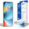 DOME GLASS Whitestone Protecteur d'écran pour iPhone 14 Pro Max, écran en verre trempé avec technologie de dispersion des liquides pour téléphones intelligents - 2 packs Transparence (6.7)