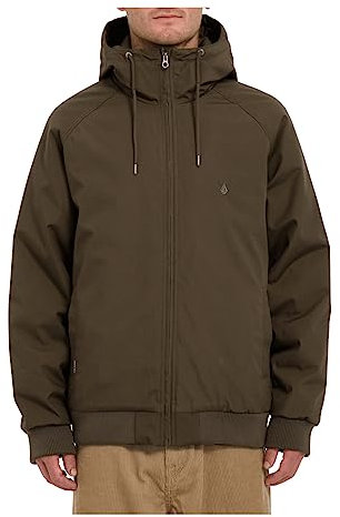 VOLCOM Unisex Hernan 5k Jacke Mantel, grau, S