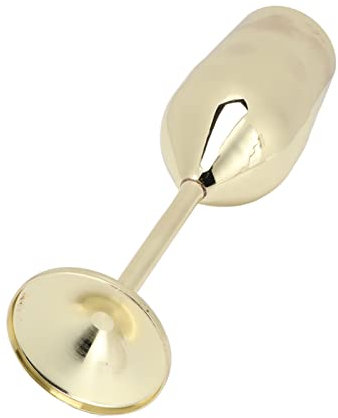 Gobelet à Vin, Coupe à Champagne en Métal élégante et Raffinée pour les Fêtes (Or)