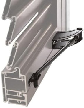 API - Ferma persiana a braccio blocca anta universale per legno alluminio pvc (30cm)