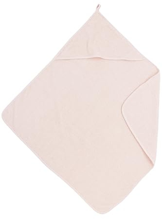 MEYCO Kapuzenbadehandtuch 75x75cm Frottee Babyhandtuch Soft Pink | 100 % Baumwolle - Oeko Tex zertifiziert - kuschelig weich - feuchtigkeitsabsorbierend & schnell trocknend