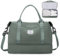 Reisetasche Damen 45x36x20 Easyjet Handgepäck Tasche Sporttasche Weekender Bag Schwimmtasche Wasserdicht Travel Duffle Bag Fitnesstasche Trainingstasche Krankenhaustasche mit Schuhfach,G2-Armeegrün